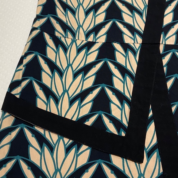 Skunkfunk Navy and Beige Patterned Mini Dress - Picture 3 of 14